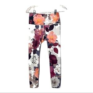 Apana Floral Coral Leggings XS